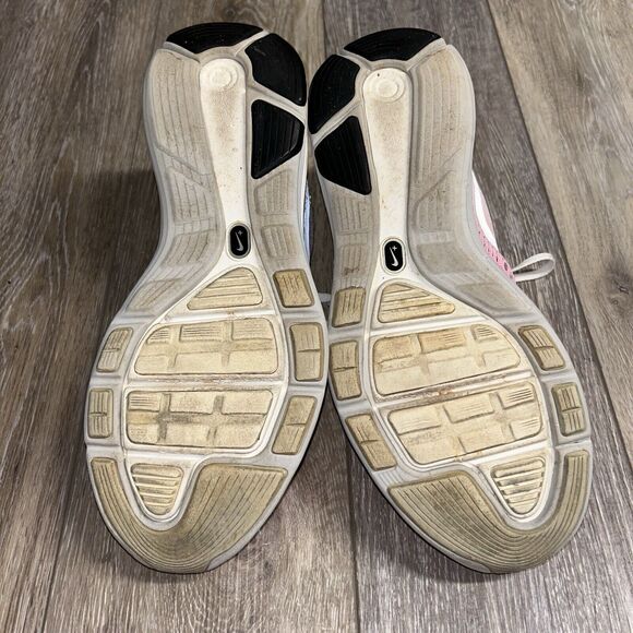 Custom Nike Womens US Size 10 Wide NIKEiD Lunar Glow 549269-991 Pink White Shoes - Picture 10 of 11